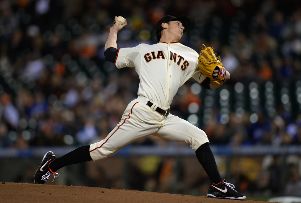 MLB Watch Tim Lincecum Nike Air MVP Elite Giants