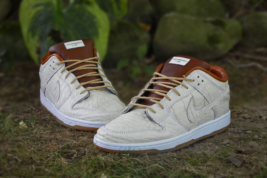 Nike Dunk Low SB 'Ivory Gator' by JBF Customs (2)