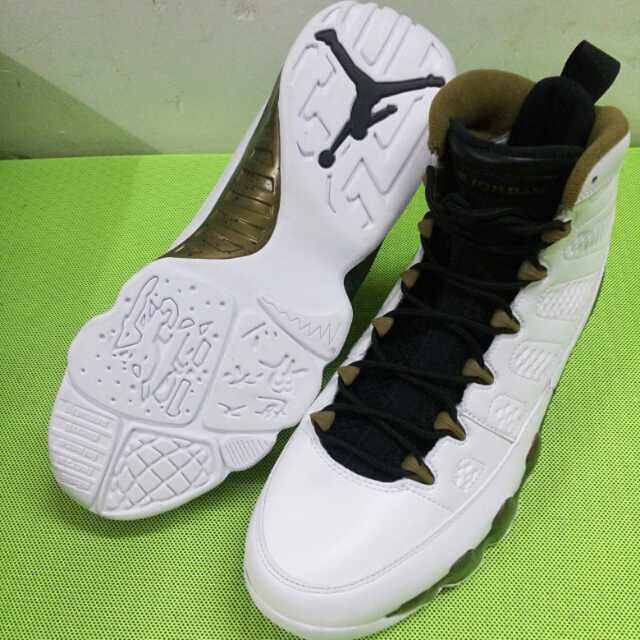 jordan 9 white and green