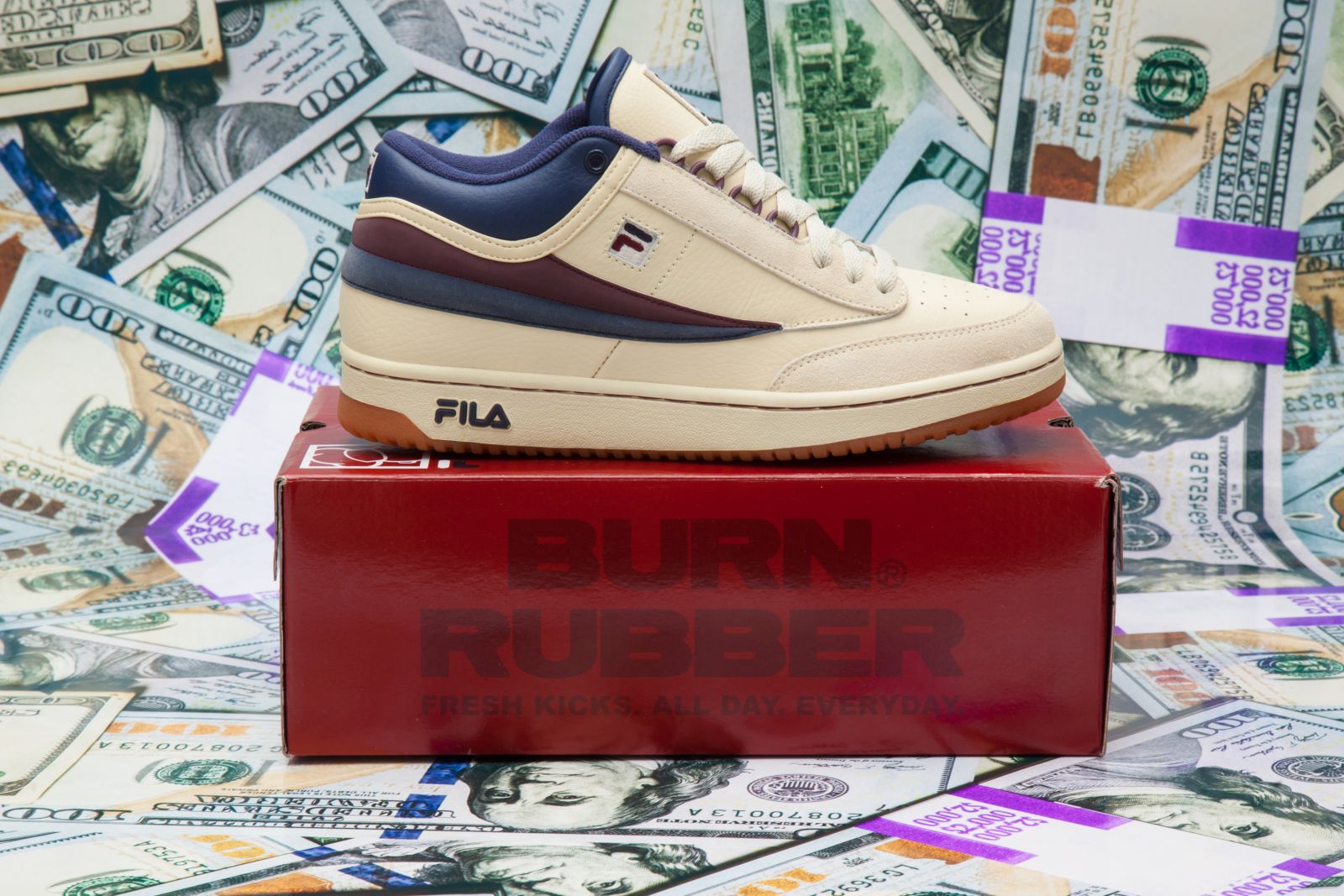 Burn Rubber x Fila T 1 Mid Doughboy Exclusive Complex