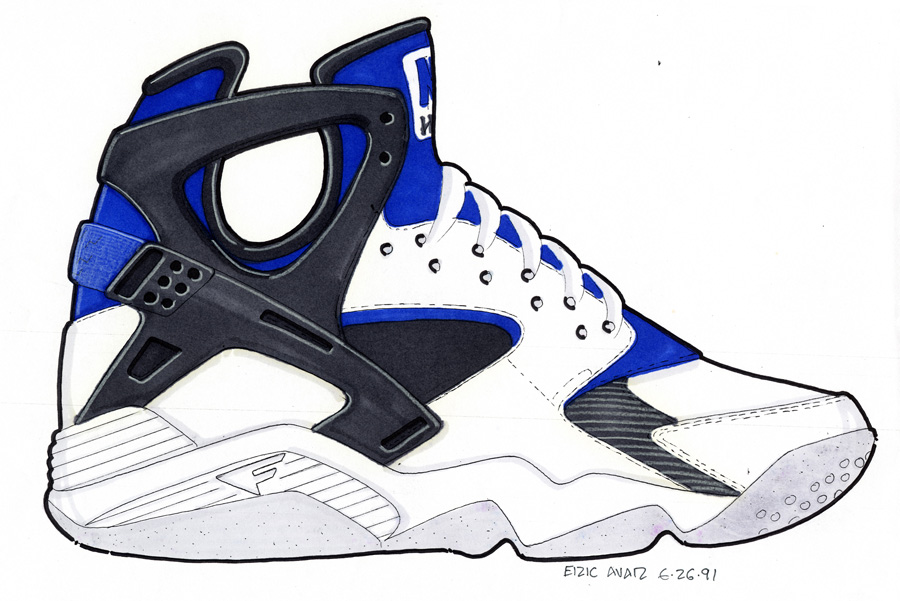 huaraches drawing