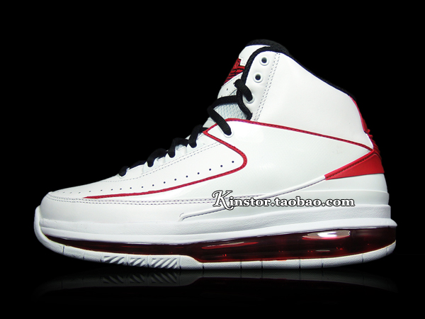 Air Jordan 2 Max White Black Varsity Red 455616-100