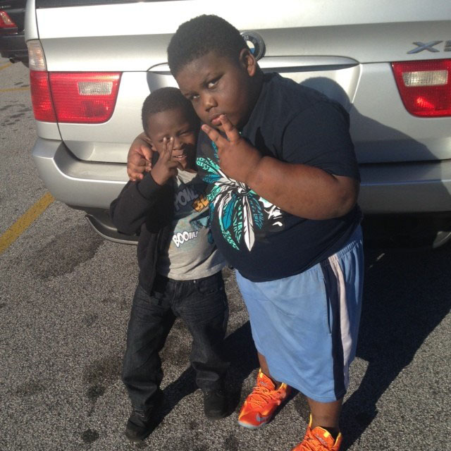 TerRio wearing Nike LeBron 11 Forging Iron