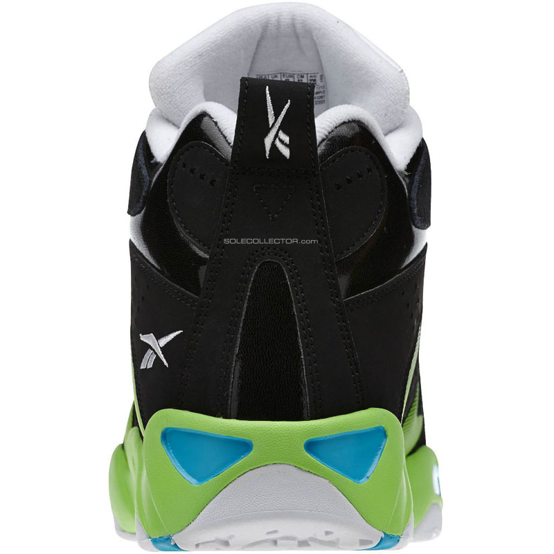 Reebok Kamikaze 1 Black/White-Green Blue M43287 (4)