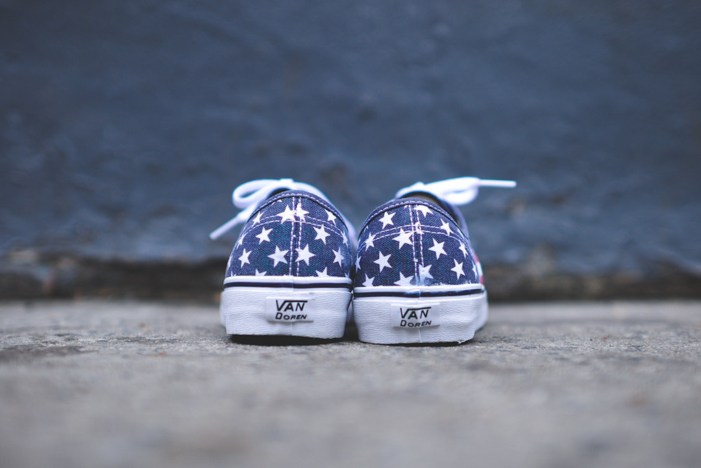 Stars and stripes vans sale