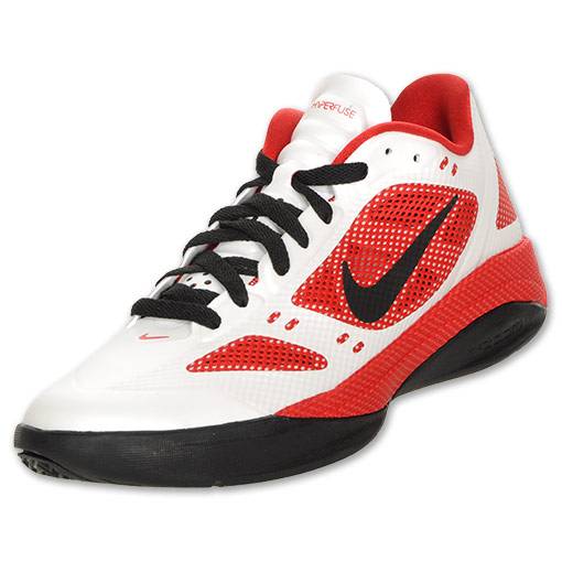 Nike Zoom Hyperfuse 2011 White Sport Red Black 454137-101