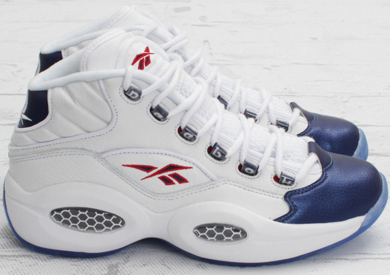 Reebok Question - White/Navy | Sole Collector