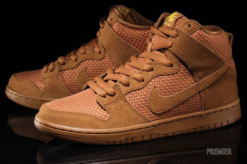 nike dunk sb high brown ale