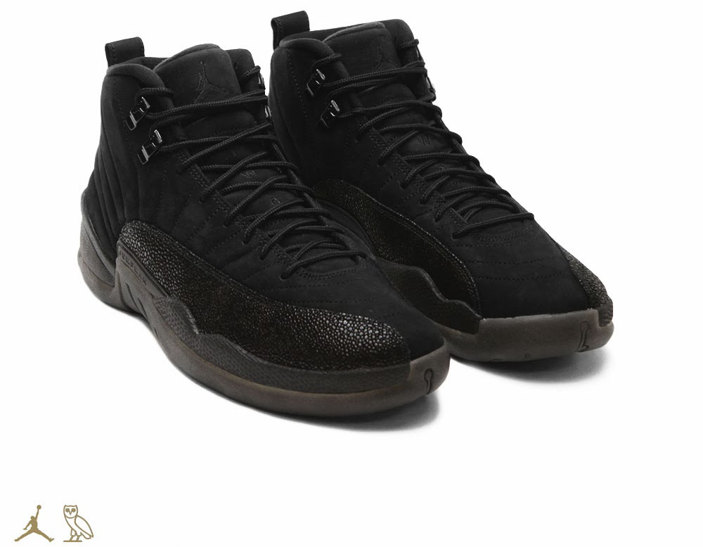 OVO x Air Jordan 12 Black (1)