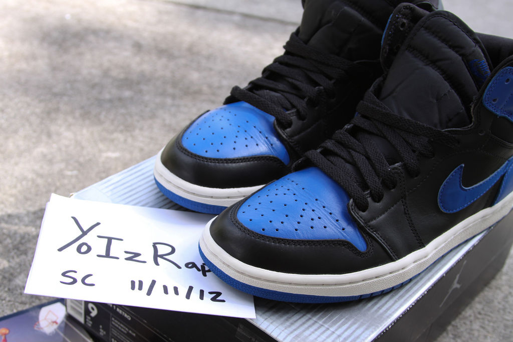 Spotlight // Pickups of the Week 11.10.12 - Air Jordan I 1 Black Royal by YOIZRAPZ?