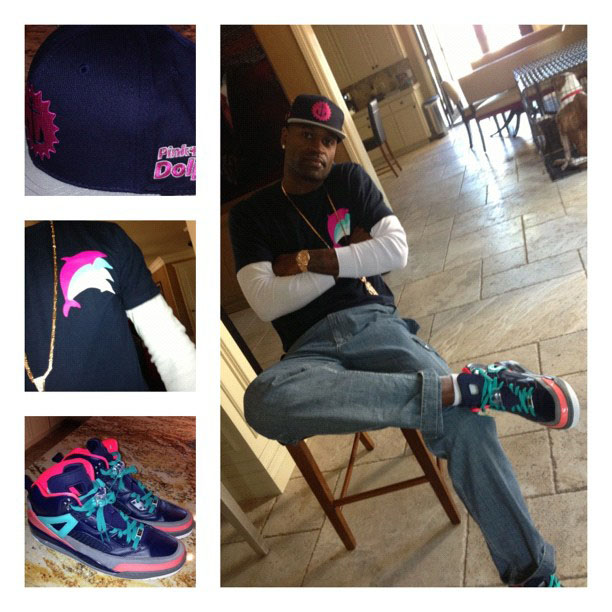 Stephen Jackson's Jordan Spizikes // Pink Dolphin