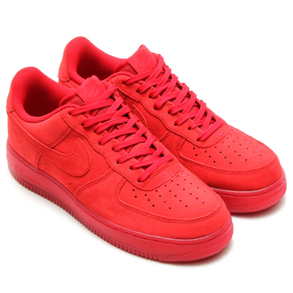 air force red suede