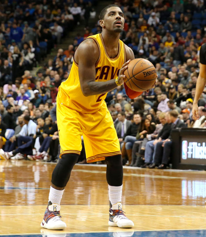 kyrie wearing kyrie low 2