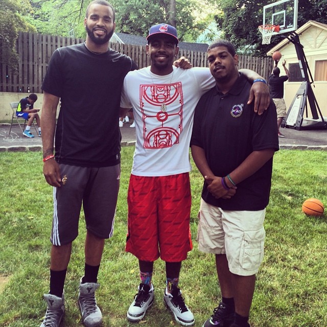 Kyrie Irving wearing Air Jordan III 3 Cool Grey