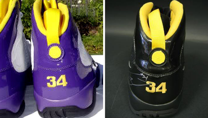 Jordan on sale laker 9