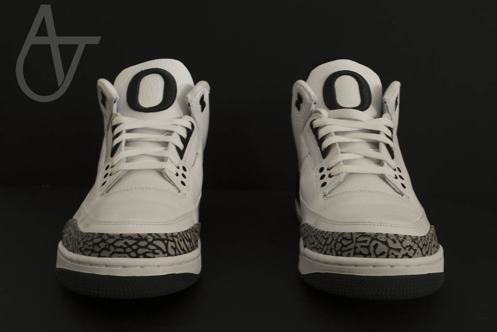 Air Jordan 3 III Retro Oregon Ducks Pit Crew Home (2)