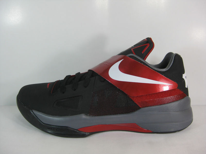 Nike Zoom KD IV - Black/White-Varsity Red | Complex