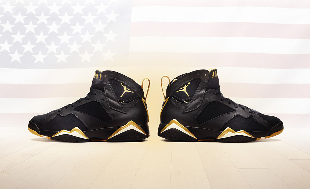 jordan 7 golden moments pack