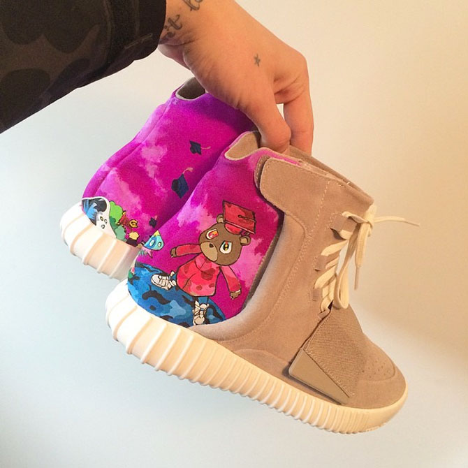 custom yeezy 750