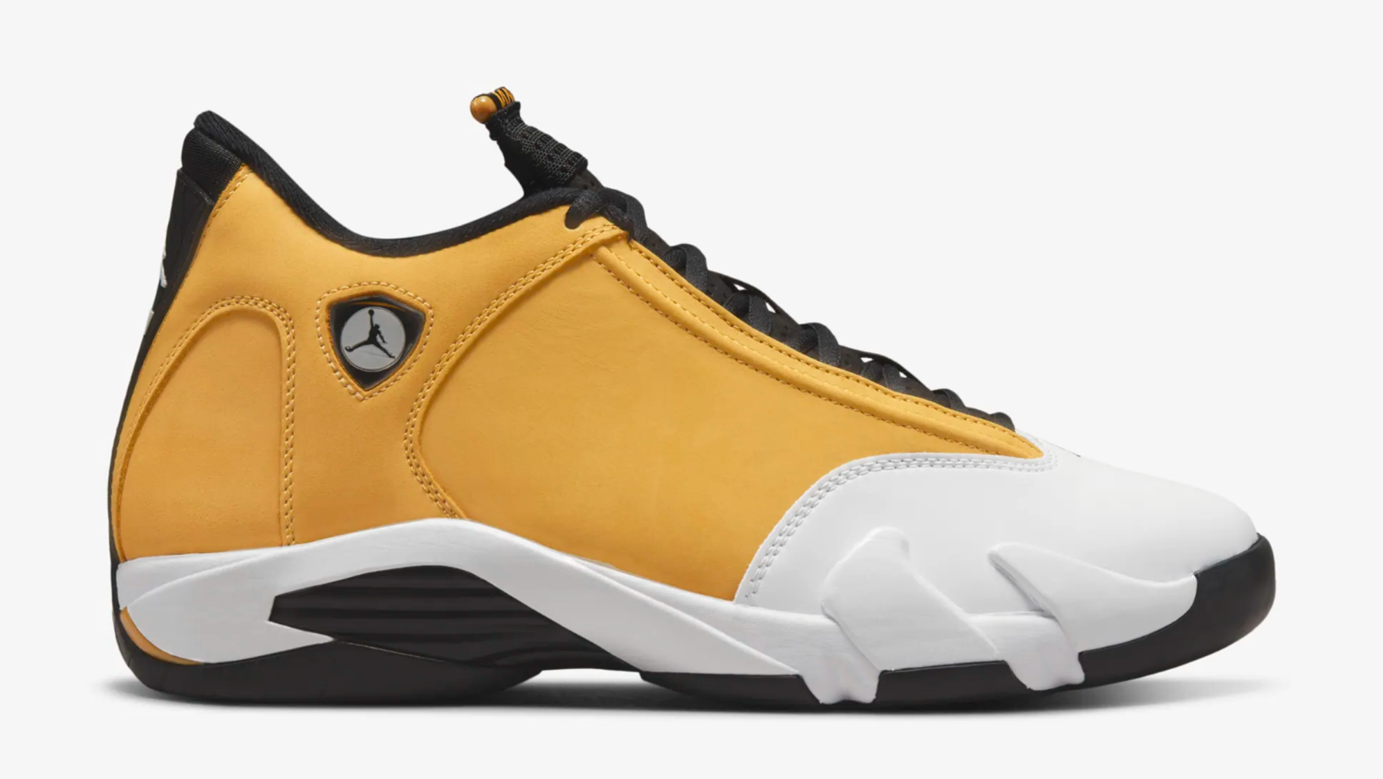 air jordan retro 14 black and gold