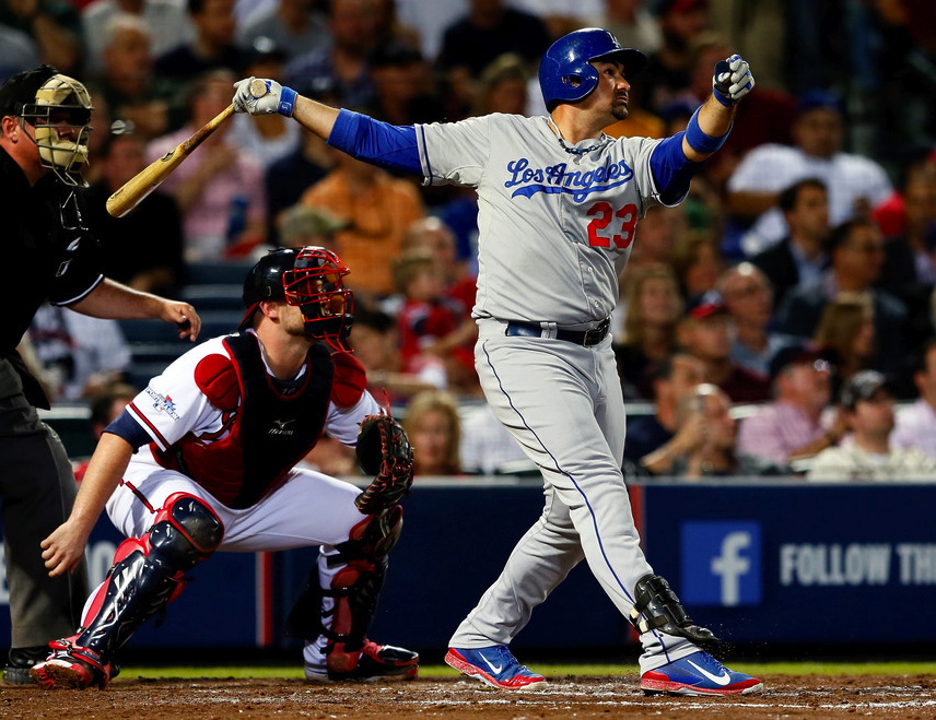 MLB Watch Adrian Gonzalez in the Nike Air Huarache Pro Dodgers PE