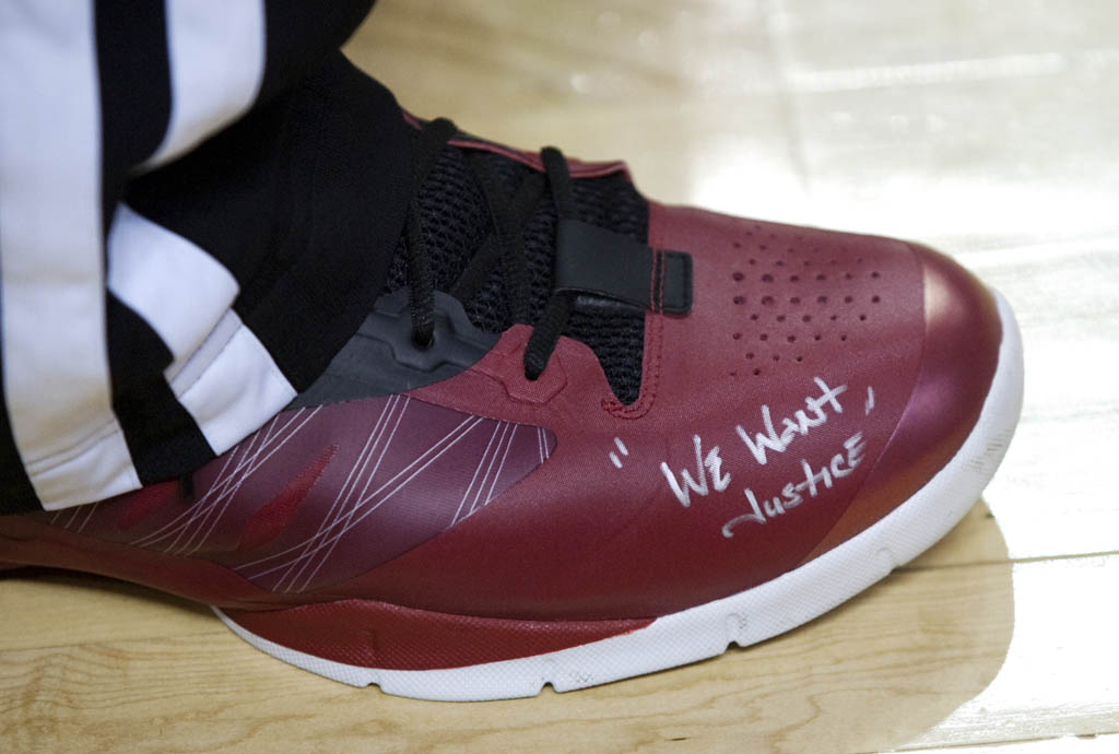 LeBron James & Dwyane Wade Honor Trayvon Martin with Sneaker Messages ...
