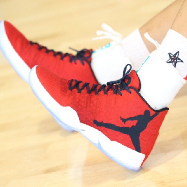 Maya Moore Wears Red Air Jordan XX9 29 PE (3)