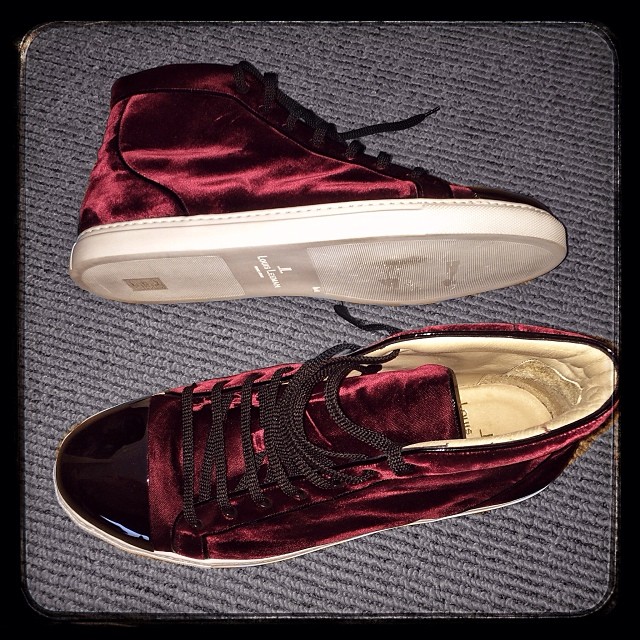 DJ Skee Picks Up Louis Leeman Velvet Sneakers