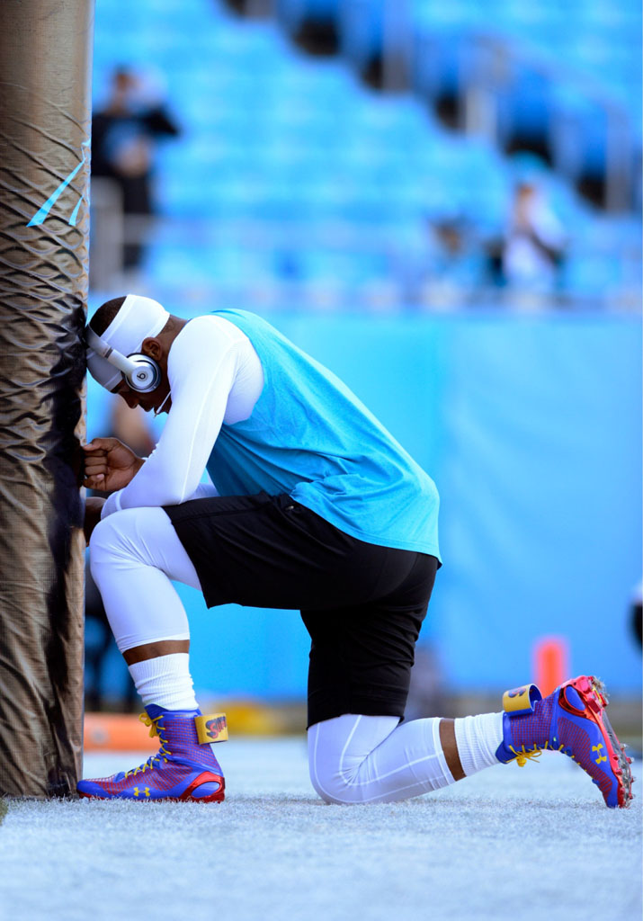 Cam Newton's 'Super Cam' Under Armour ClutchFit Highlight Cleats (3)