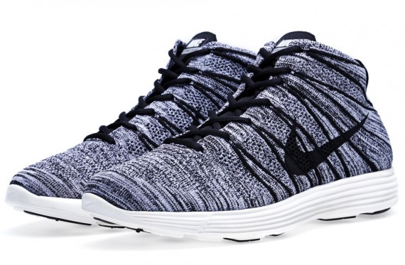 Nike lunar flyknit chukka on sale black/white-sail