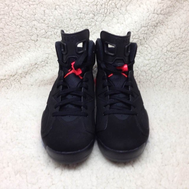 Air Jordan VI 6 Black/Infrared 384664-023 (2)