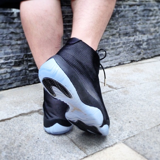 jordan future on feet