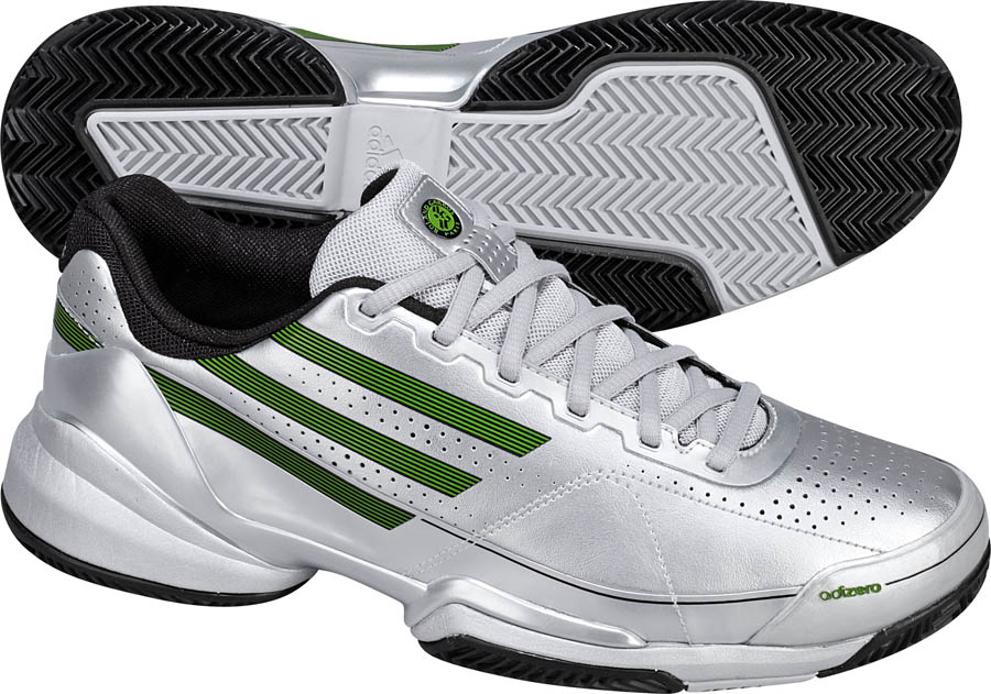 Adidas Men TSONGA Tennis ROLAND GARROS POLO SHIRT Green / White