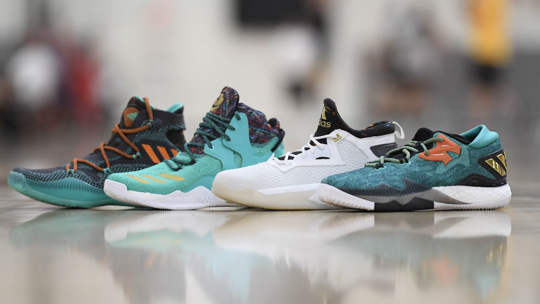 green adidas basketball shoes