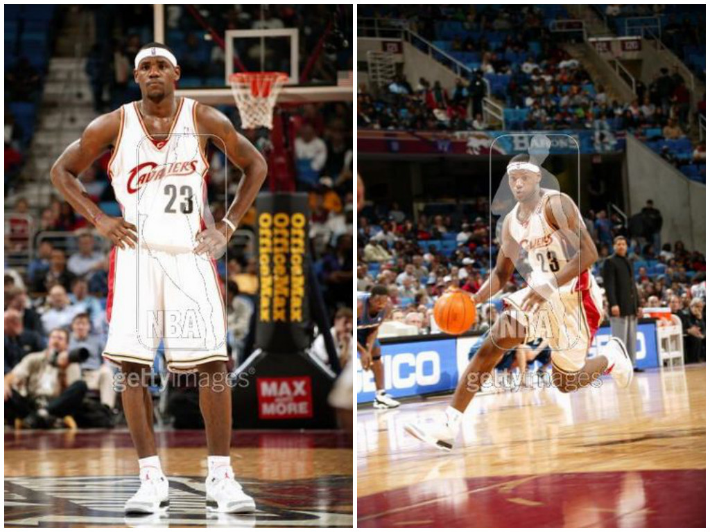 Flashback // LeBron James Wears White 