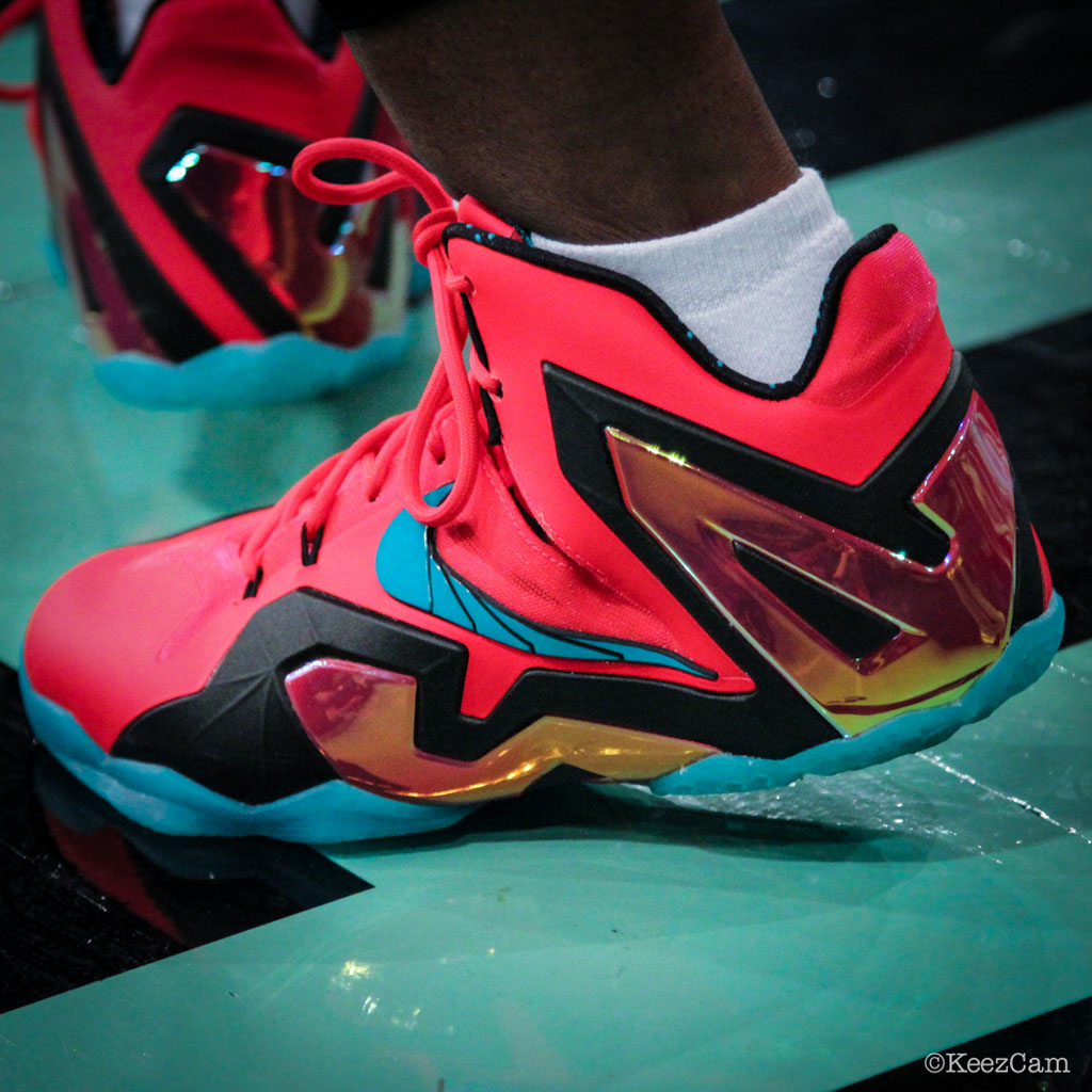 Swin Cash wearing Nike LeBron XI 11 Elite Hero (3)