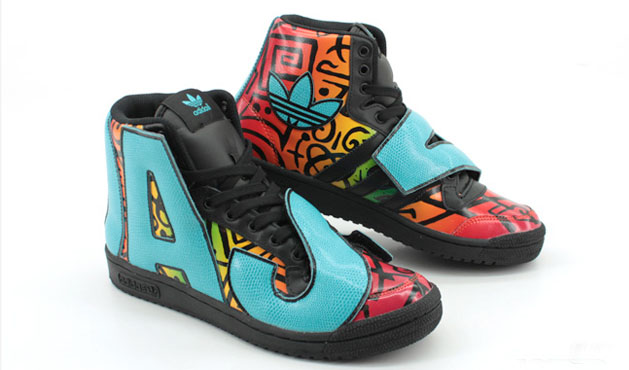 Adidas jeremy scott 2024 big tongue shoes