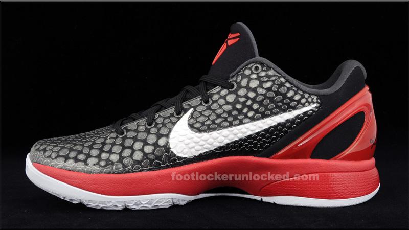 Nike Zoom Kobe VI Black Varsity Red White 429659-001