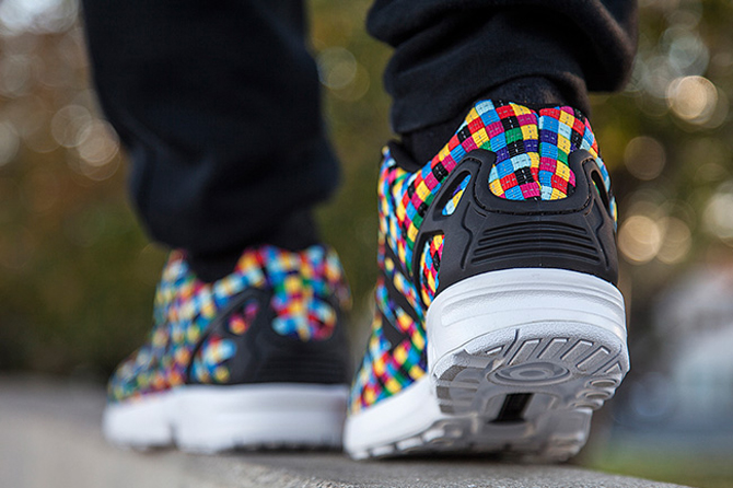 adidas zx flux multicolor rainbow