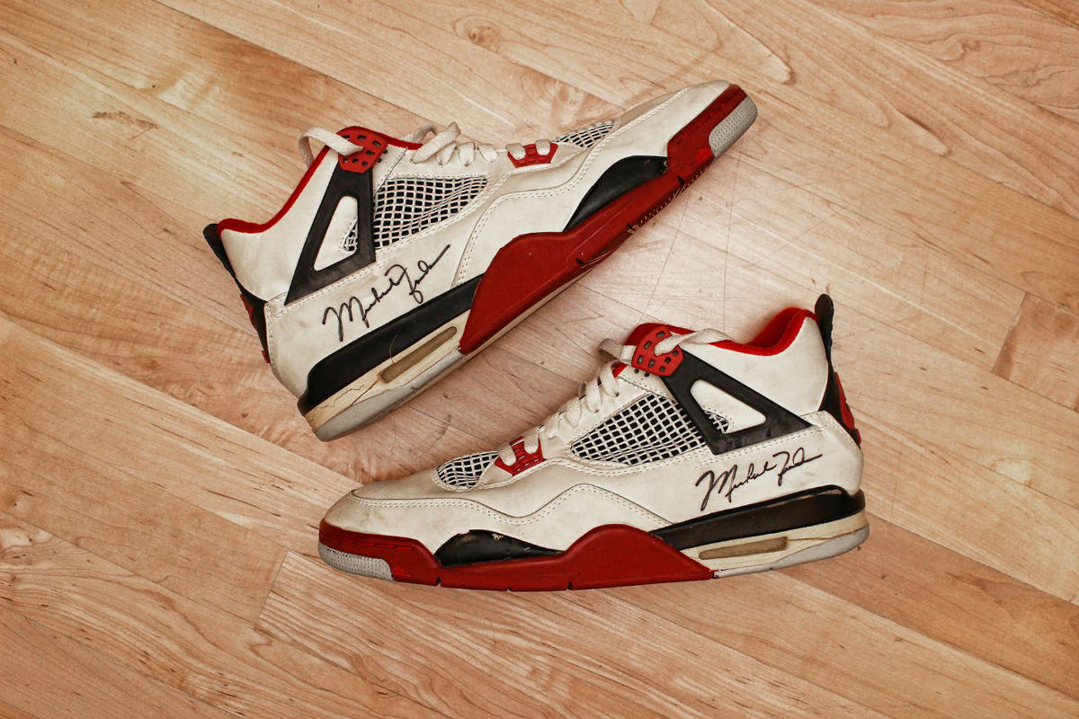 jordan 4 fire red 1989