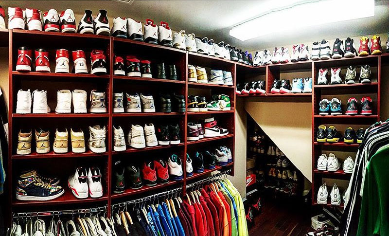 The 15 Best Celebrity Sneaker Closets 