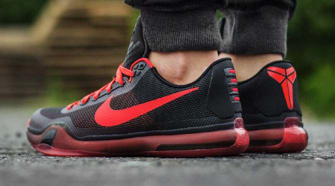 kobe 10 on feet