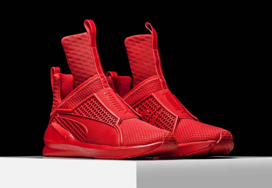 fenty puma shoes mens red