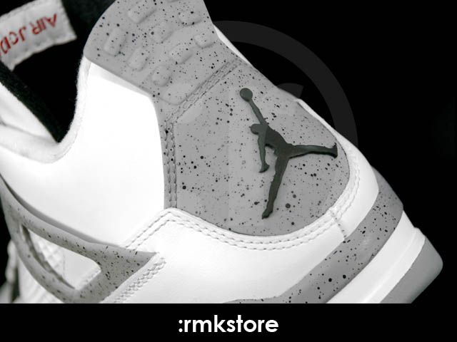 Air Jordan 4 IV Retro Shoes Cement 308497-103 (10)