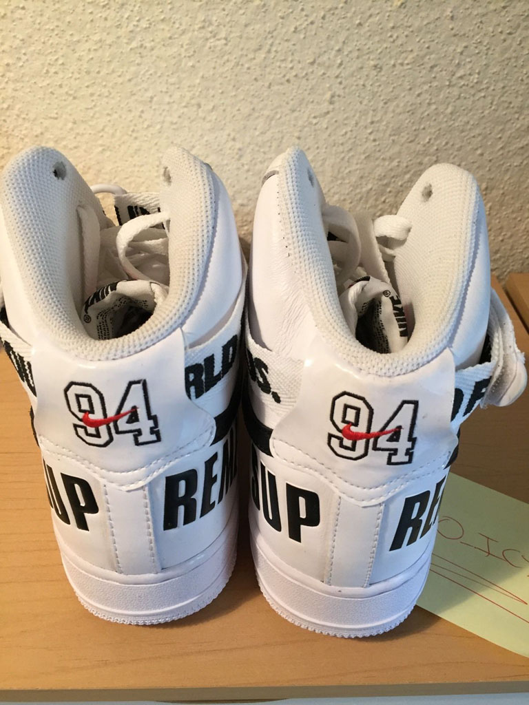 Supreme x Nike Air Force 1 High White (4)