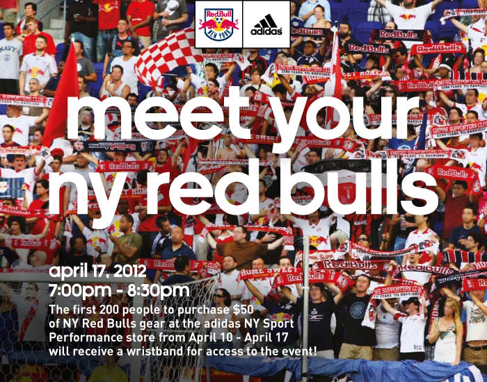 Grine benzin vokse op Meet the New York Red Bulls at adidas NY Next Tuesday | Sole Collector