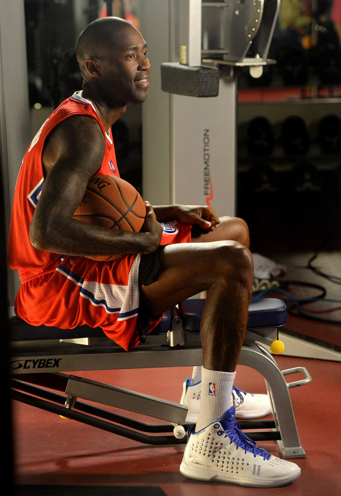 Jamal Crawford wearing Brandblack Raptor PE