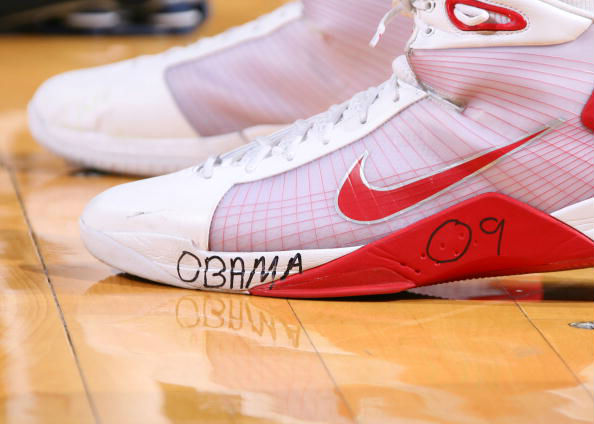 Marreese Speights wearing Nike Zoom Hyperdunk Obama (2)