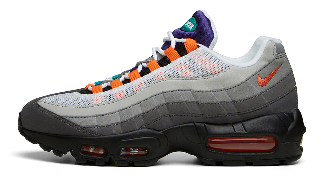 air max 95 grey and orange