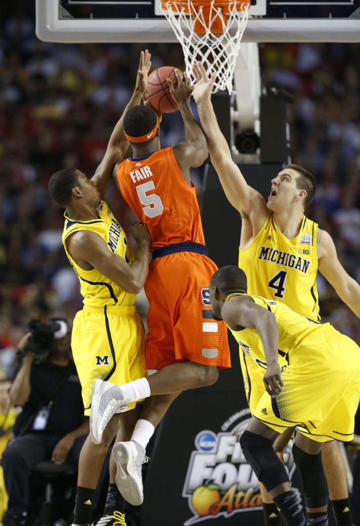 CJ Fair wearing Nike Lunar Hyperdunk